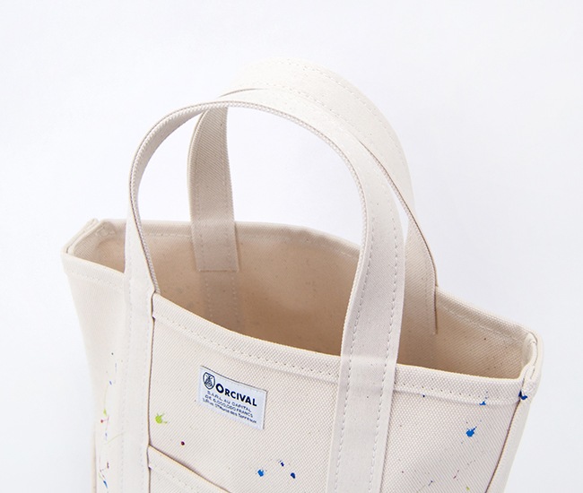 SOLDOUT】ORCIVAL オーシバル ペイント キャンバストートバッグ S［OR 