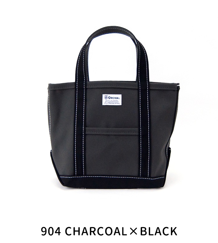 美品 ORCIVAL トートバッグ キャンバス ブラック タグ付き Sサイズ ORCIVAL オーシバル キャンバストートバッグ S［OR-H0285KWC］【BASIC