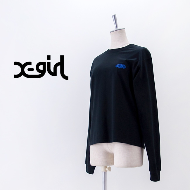 SOLDOUT】X-girl エックスガール レディース コラプスオーバルロゴ