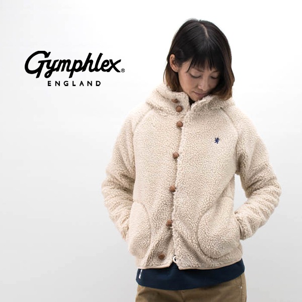 Gymphlex ジムフレックス レディース くるみボタン BOAフード