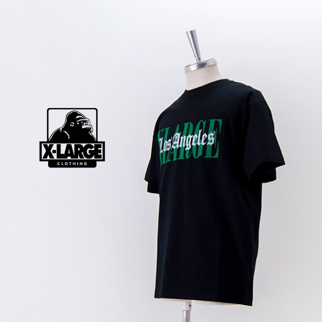【SALE 40%OFF】XLARGE エクストララージ メンズ オーバーラップロゴＴシャツ［101252011026］【2025SS】【返品交換不可】