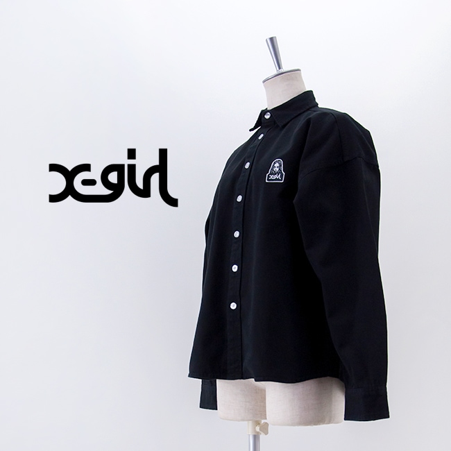 X-girl エックスガール レディース トーナルフェイス ロングスリーブ