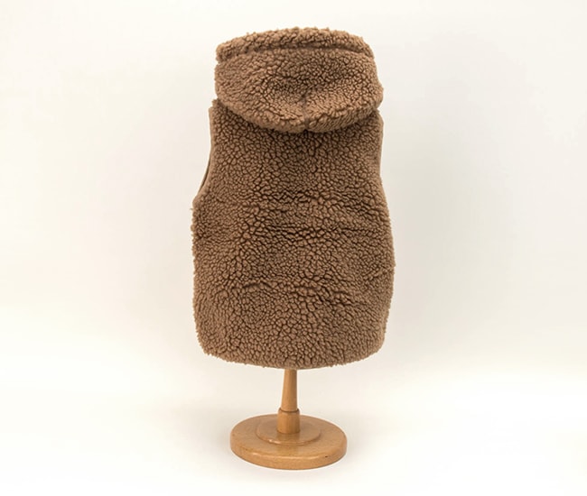 Gymphlex ジムフレックス キッズ くるみボタン ボアベスト［J-1142PL