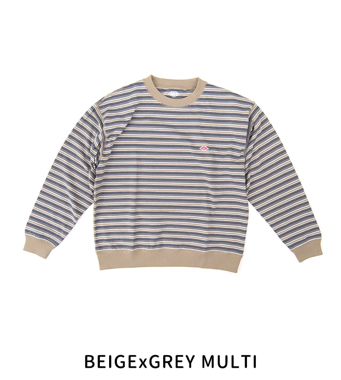 DANTON ダントン メンズ スウェットボーダーTシャツ［DT-C0204TCB