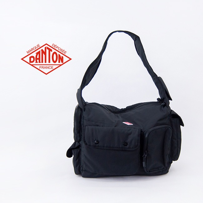 SOLDOUT】DANTON ダントン ポリエステルタフタ ショルダーバッグ［LA