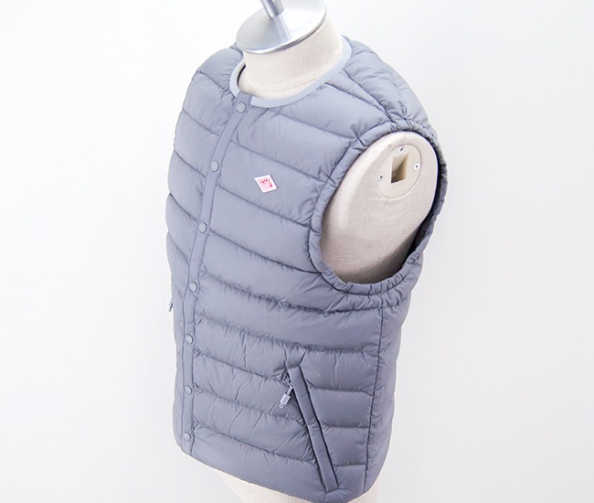 DANTON ダントン メンズ クルーネック インナーダウンベスト［DT