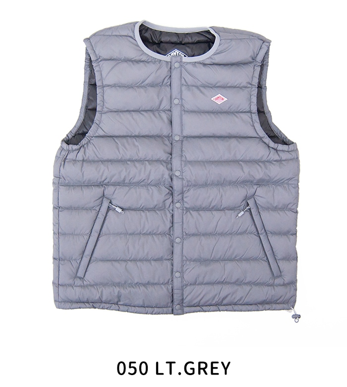 DANTON ダントン メンズ クルーネック インナーダウンベスト［DT