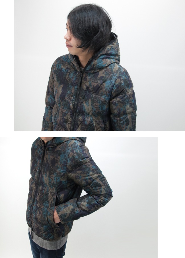SALE 50%OFF】DUVETICA デュベティカ メンズ カモフラ柄ダウン
