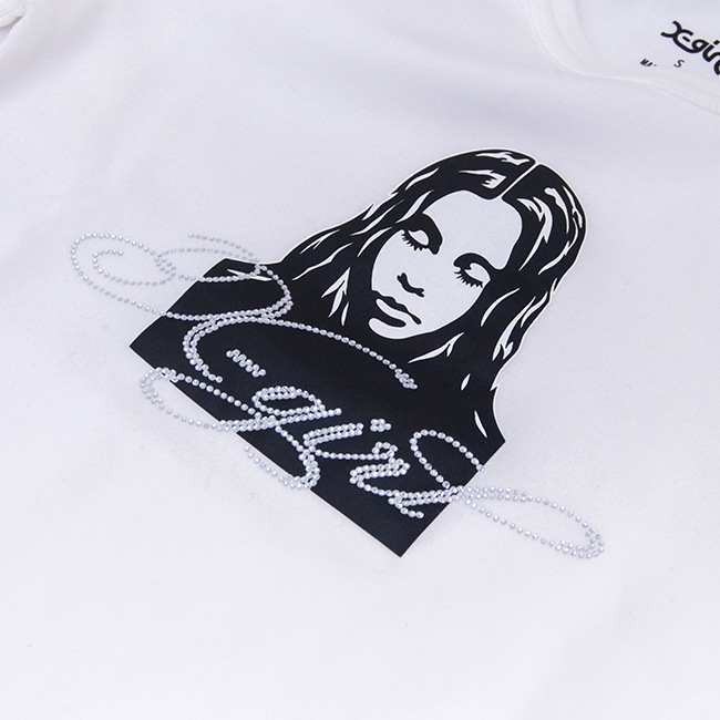 SOLDOUT】X-girl エックスガール レディース ラインストーンロゴ