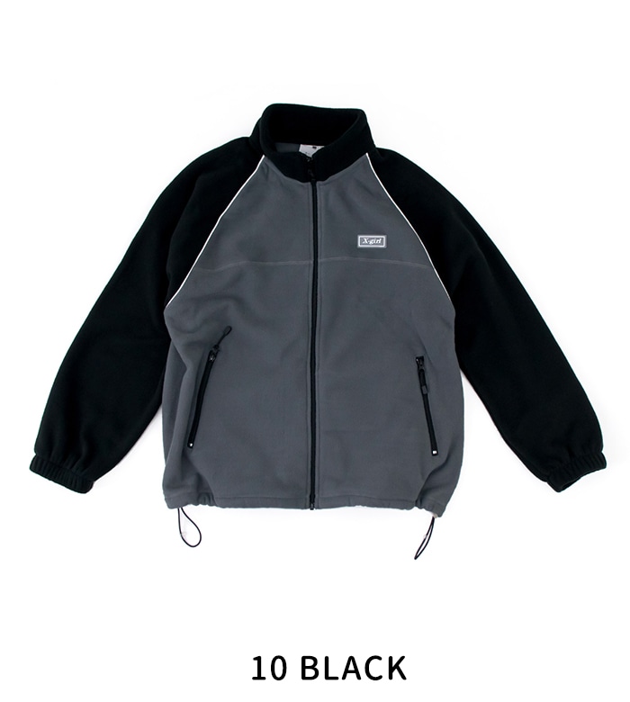 SALE 40%OFF】X-girl エックスガール ラグランフリース ジャケット