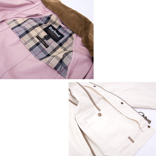 Barbour バブアー レディース クロップド ビードネル カジュアル