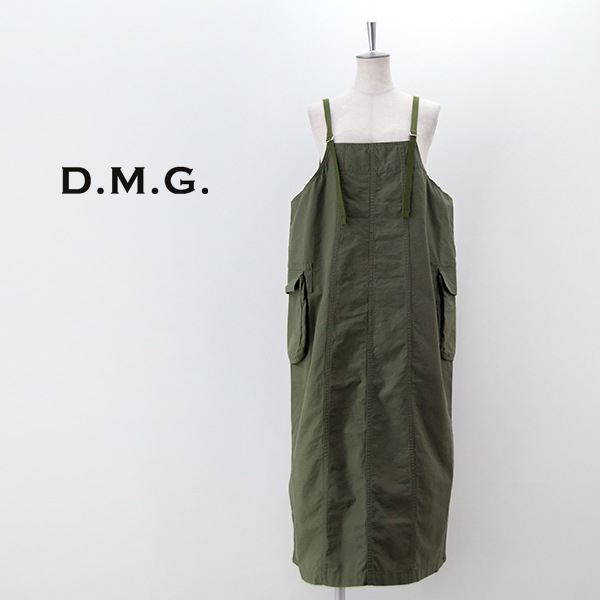DMG ドミンゴ レディース ミリタリーサロペットスカート［17-0497Z 