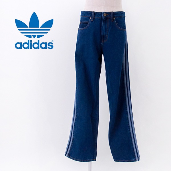 82 新品未使用 adidas x CLUBHAUS ワイドテーパードパンツ adidas（アディダス）の「クラブハウス トラックワイドテーパード