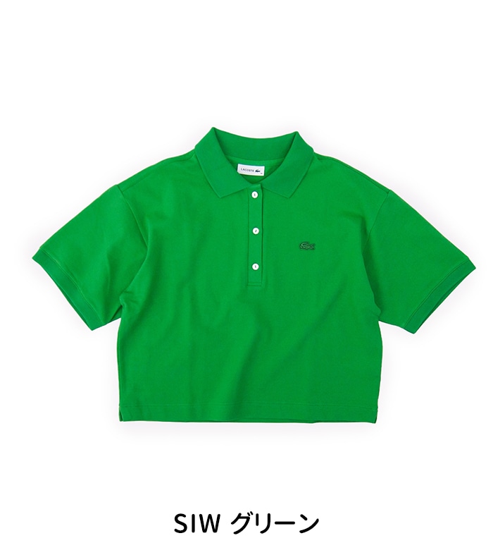 SOLDOUT】LACOSTE ラコステ レディース クロップドポロシャツ［PF007J