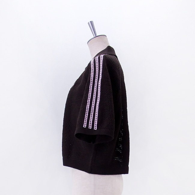 SOLDOUT】adidas アディダス レディース ニット かぎ針編み ポロ