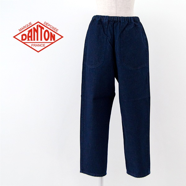 DANTON ダントン レディース デニム イージーパンツ[JD-2540DDM DANTON ダントン レディース デニム イージーパンツ[JD-2540DDM