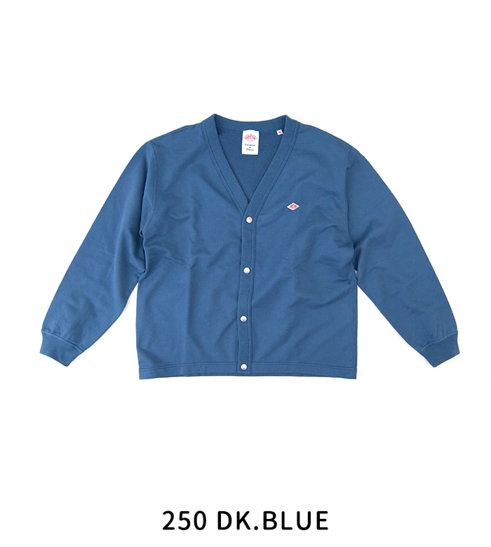 SOLDOUT】DANTON ダントン メンズ コットンテリー Vネックカーディガン