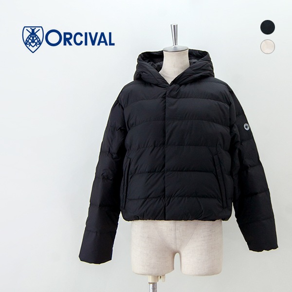SOLDOUT】ORCIVAL オーシバル レディース ライトダウンフードブルゾン