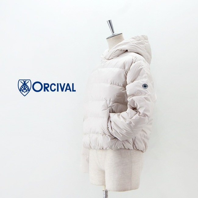 SOLDOUT】ORCIVAL オーシバル レディース ライトダウンフードブルゾン