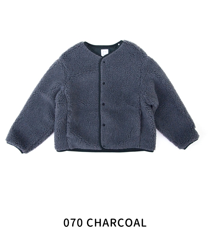 ORCIVAL オーシバル レディース ボアフリース ノーカラーブルゾン［OR