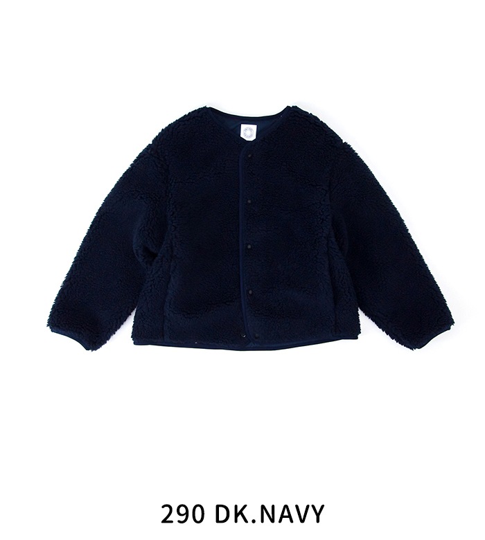 ORCIVAL オーシバル レディース ボアフリース ノーカラー ブルゾン［OR 