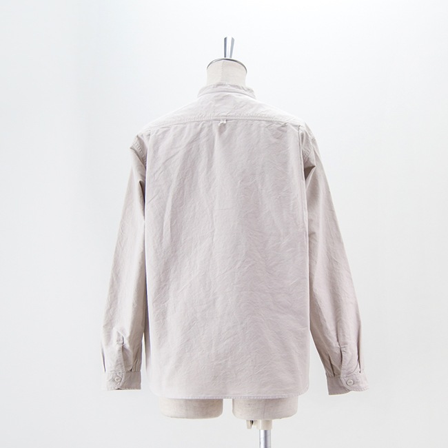 DANTON ダントン レディース オックスフォード バンドカラーシャツ