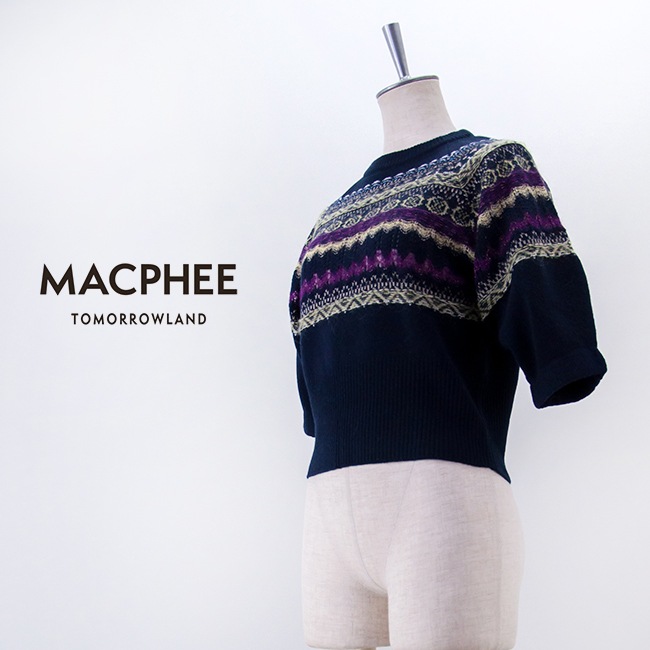 SOLDOUT】TOMORROWLAND MACPHEE マカフィー レディース フェアアイル 