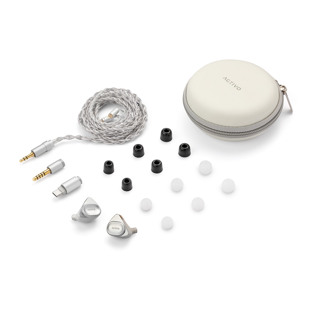 ACTIVO VOLCANO（ボルケーノ） ACTIVO、13200円のオリジナルIEM「VOLCANO」にブラックモデル