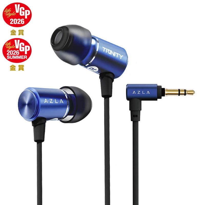 AZLA ͭ������ۥ� TRINITY Blue [3.5mm L���ץ饰 AZL-TRINITY-ST-BLU] �ڱ�Ĺ�ݾ� (+6����)��