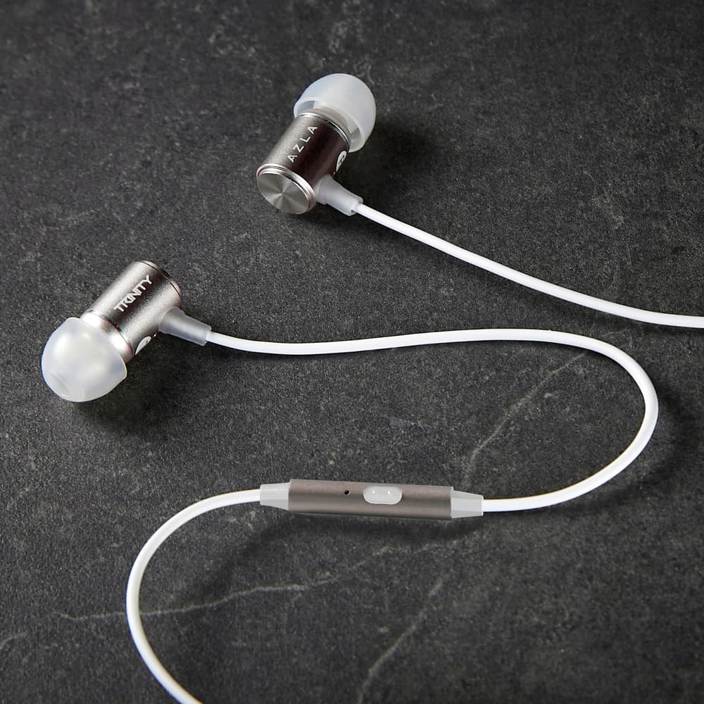 AZLA マイク付き有線イヤホン TRINITY Champagne Gold [USB Type-C