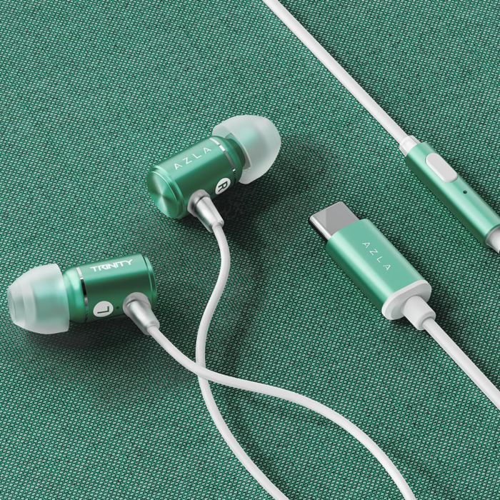 AZLA 有線イヤホン TRINITY USB-C Frozen Mint リミテッドモデル [USB
