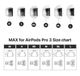 AZLA SednaEarfit max for AirPods Pro 3 ���䡼�ԡ��� Ʊ������ ����2�ڥ����� [AZL-MAX-APP3] �ڤ椦�ѥ��å��б���