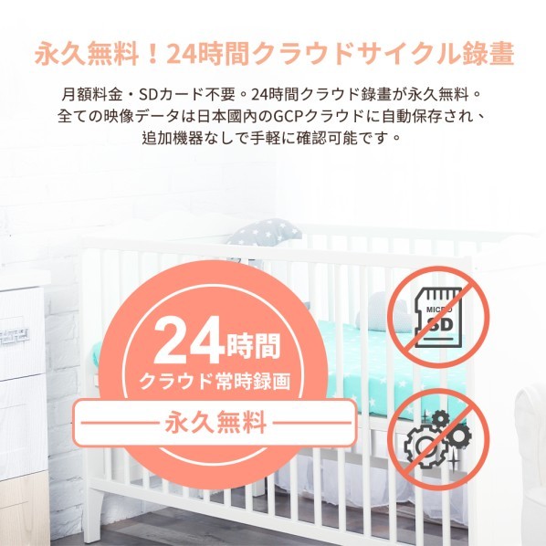 SpotCam BabyCam Pro [�֤���������ǽ�����ټ��٥��󥵡���� �ͥåȥ�������]