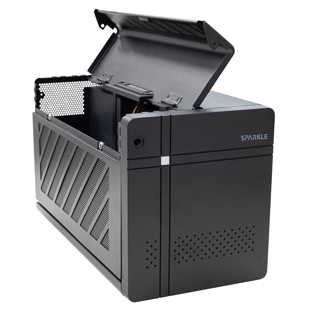 Sparkle TBX-750FA V2 eGPU ���դ�GPU�ܥå��� Thunderbolt 3 PCIe 3.0 x16 750W�Ÿ� ����500W���� ����ե��å��ܡ����б� USB��LAN��� Mac/Windows�б�