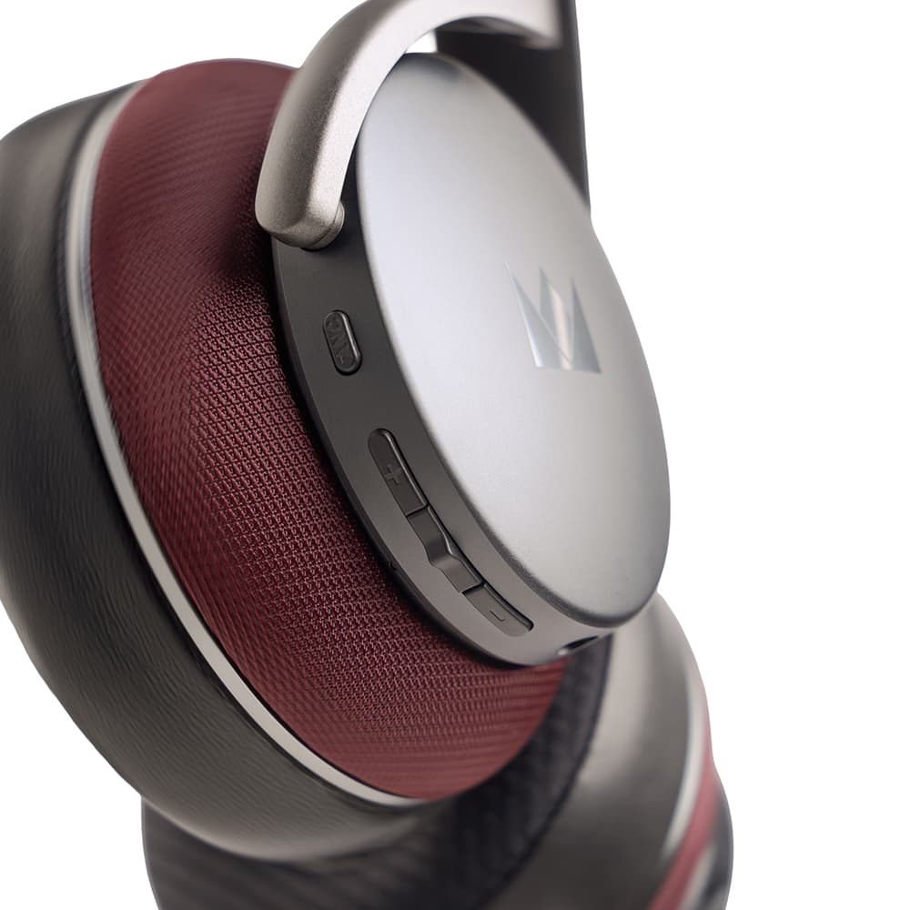 Noble Audio �Υ�������󥻥�� �磻��쥹�إåɥۥ� FoKus Apollo Pro Burgundy [NBA-FOKUS-APOLLO-PRO-BG]