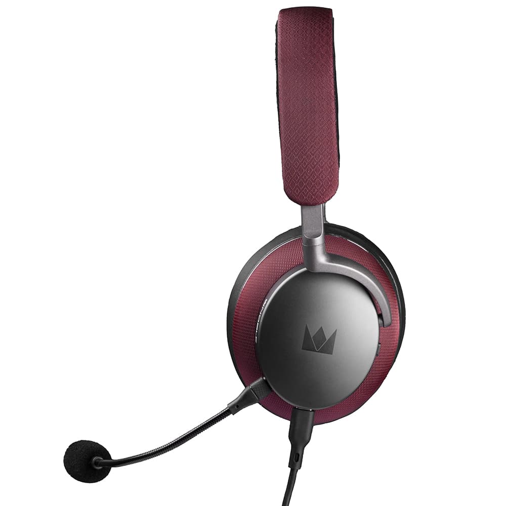 Noble Audio �Υ�������󥻥�� �磻��쥹�إåɥۥ� FoKus Apollo Pro Burgundy [NBA-FOKUS-APOLLO-PRO-BG]