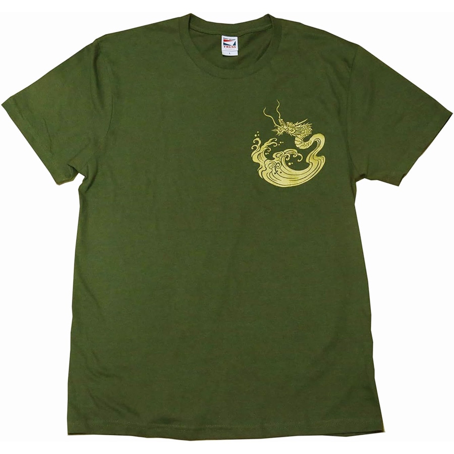 仏T 波涛昇龍(アーミーグリーン)