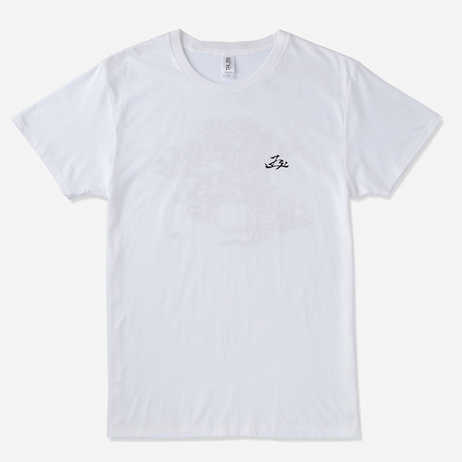 仏T 雲龍 (ホワイト) バックプリント