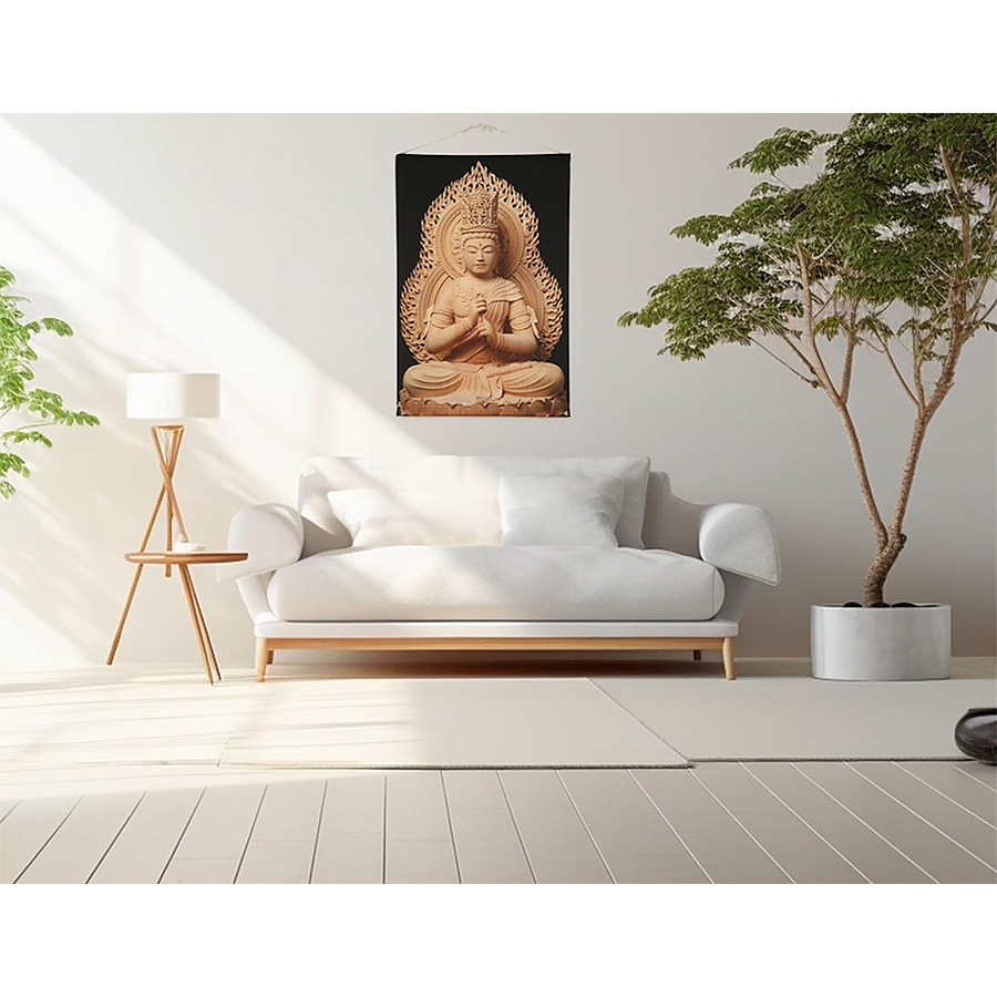 タペストリー 彫刻「大日如来」