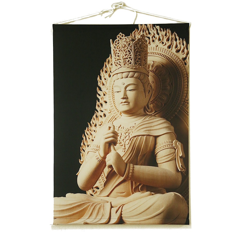 タペストリー 彫刻「大日如来 横顔」