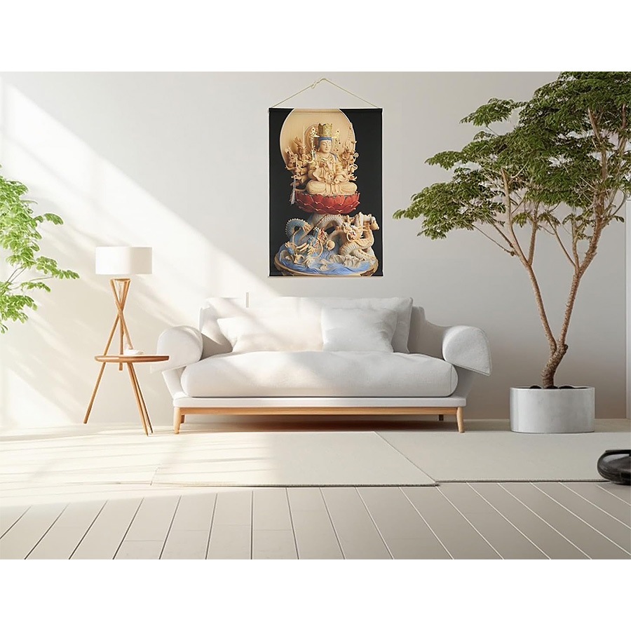 タペストリー 彫刻「准胝仏母」