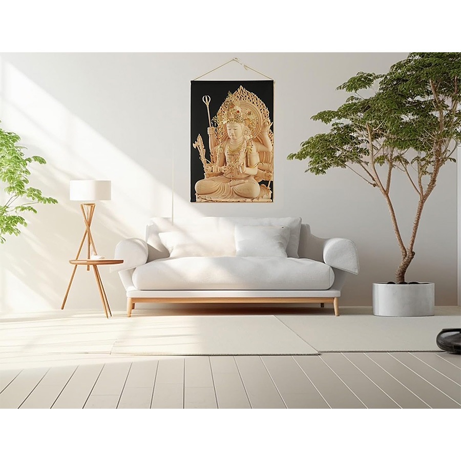 タペストリー 彫刻「大随求菩薩」