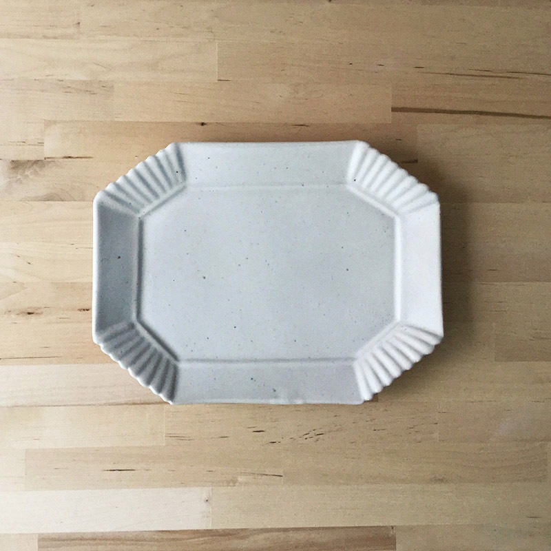 広瀬佳子 八角BBプレート 広瀬佳子 / 八角BBロングプレート グレー YH