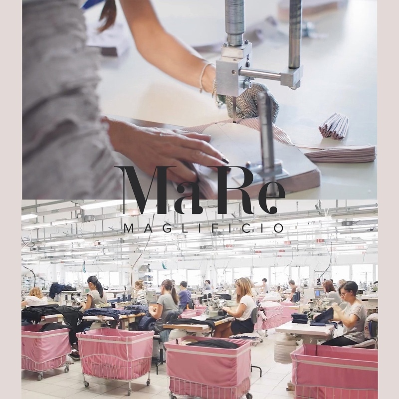 MAGLIFICIO MARE �ޥ���ե����� �ޡ��� �����륷�륯 ��֥��󥰥��꡼�� 1447