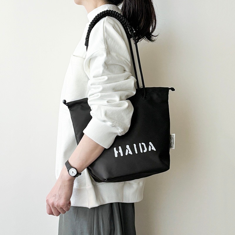 HAIDA 2wayトートバッグ ダークグレー【新品未使用】 HAIDA Sandspit ハイダ PVC トートバッグ 2way ブラック グレー