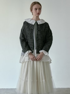 ツイードチェックジャケット(WHITE) | すべての商品 | UN MINOU