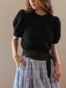 unmnou＊アンミヌ バックラウンドドッキングトップス グレー UNMINOU（アンミヌ） - 大人フェミニンスタイルを提案する
