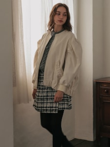 ヘムフリルブルゾン(IVORY) | すべての商品 | UN MINOU