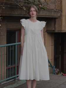 ハンドクロシェワンピース(WHITE) | すべての商品 | UN MINOU