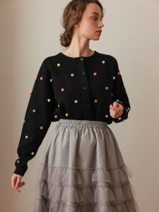 UNMINOU アンミヌ　クロップドビジュージャケット UNMINOU アンミヌ クロップドビジュージャケット □UNMINOU